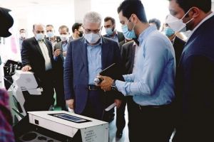 بازدید جناب آقای دکتر ستاری معاونت علمی و فناوری ریاست جمهوری از شرکت دانش بنیان اکسون 